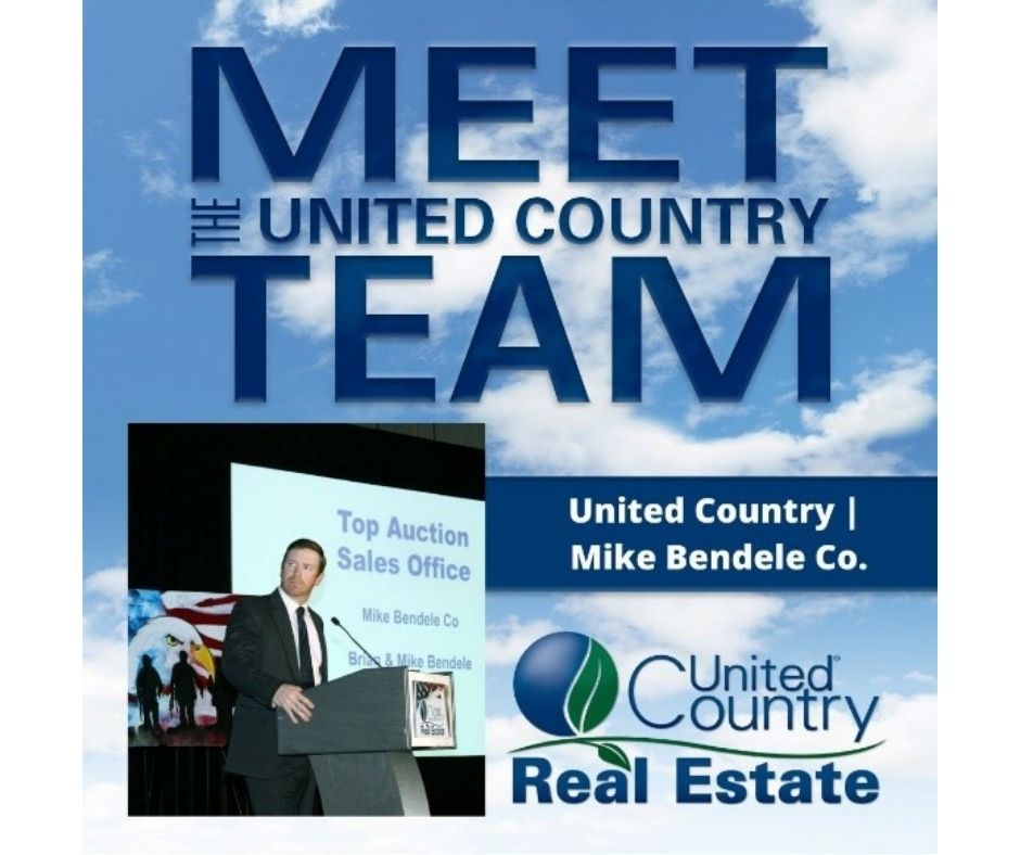 UNITED COUNTRY REAL ESTATE | MIKE BENDELE CO. NAMED TOP AUCTION SALES FRANCHISE IN THE NATION