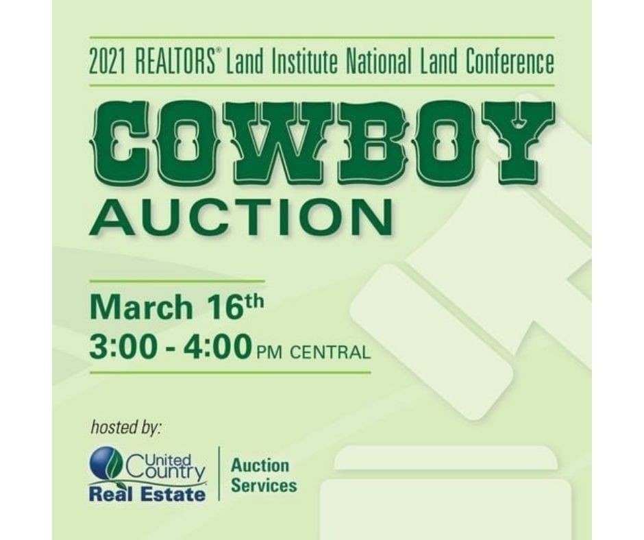 UNITED COUNTRY AUCTION SERVICES TO HOST RLI COWBOY AUCTION