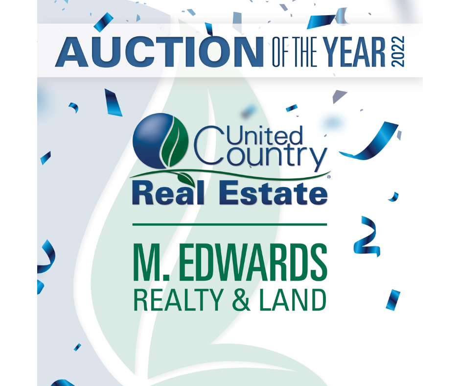 UNITED COUNTRY AUCTION SERVICES ANNOUNCES 2022 AUCTION OF THE YEAR