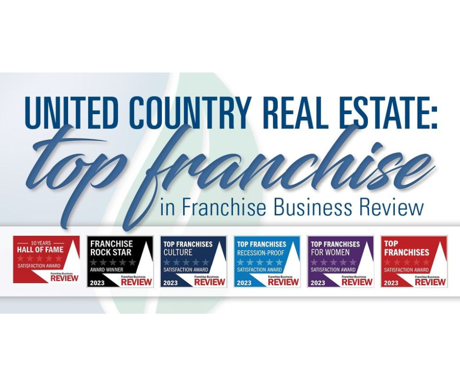 UNITED COUNTRY NAMED TOP FRANCHISE BY FRANCHISE BUSINESS REVIEW